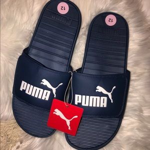 Puma Cool Cat in Blue Slides